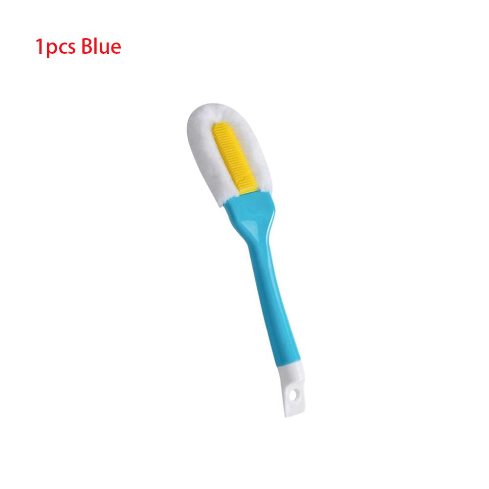 

Soft No Damage Shoe Brush Multifunctional Long-handled Shoe Brush Silicone Sponge Shoe Cleaning Brush Household Cleaning Tool