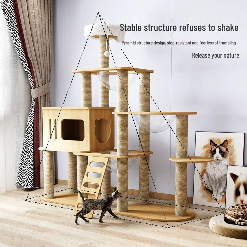 Aomengming All-in-One Katzenaktivitätsbaum