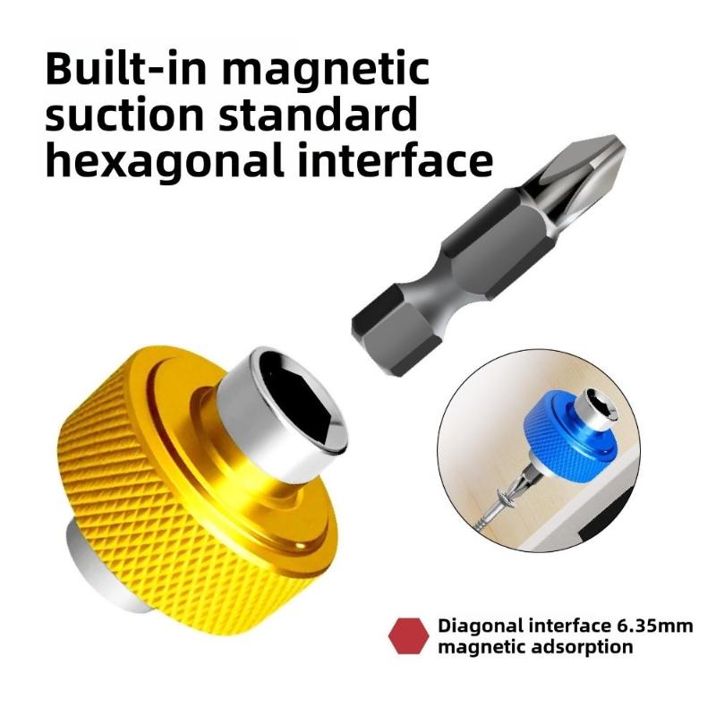 1/3Pcs Portable Magnetic Drive Short Screwdriver Multifunctional Clamps Simple Mini Screwdrivers Repair Parts Aluminum Alloy