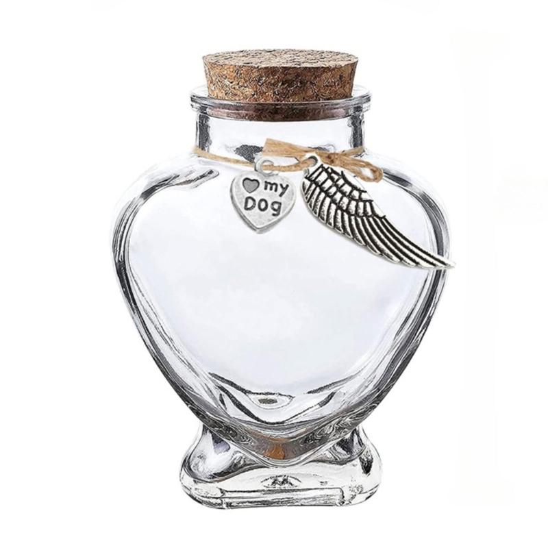 Personalize Engravable Pet Memorial Bottle For Custom Keepsakes Of Pet Hair Or Cremains