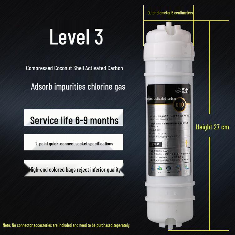 Universal Korean-Style Quick Connect Ultrafiltration Water Purifier Filter Cartridge Set