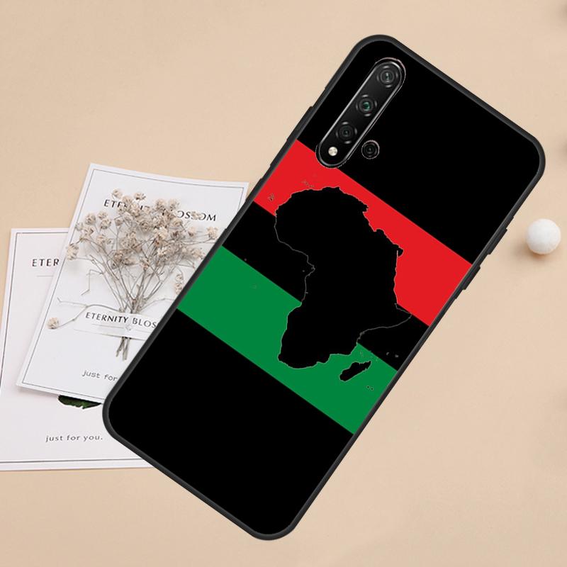 Africa Map For Huawei Nova 8i 7i 11i 12i 12s 9 10 SE Y60 Y61 Y70 Y72 Y73 Y90 Y91 P20 P40 P30 Lite Case