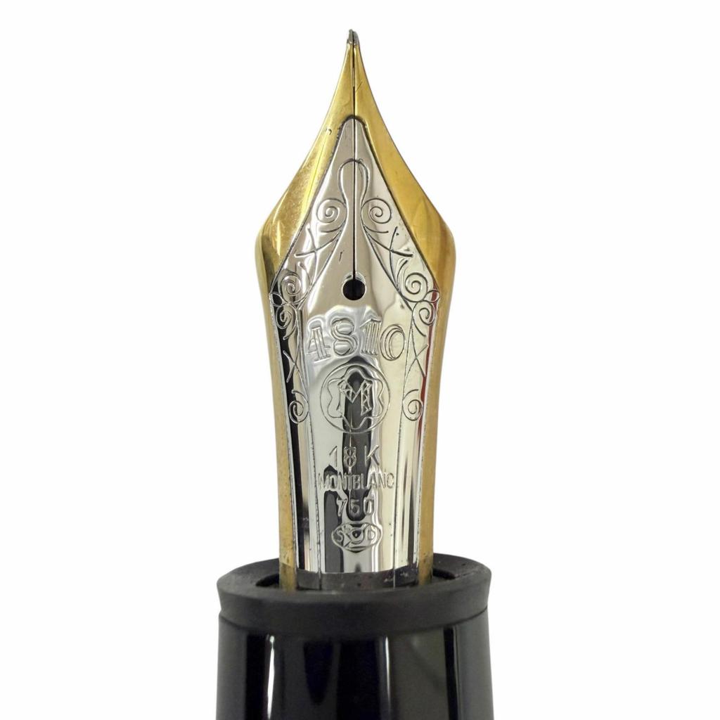 Excellent MONTBLANC fountain pen Meisterstück 149 black 18K mens Used