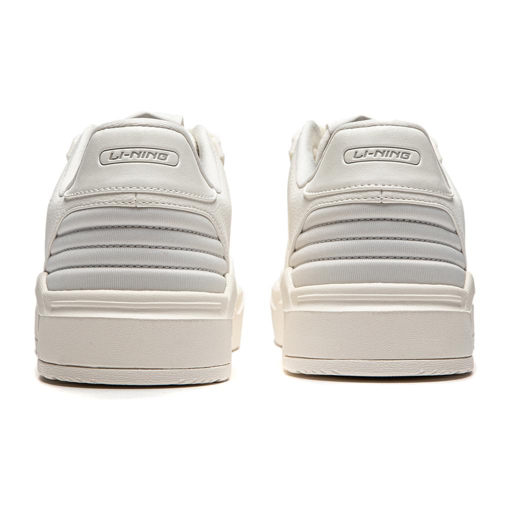 Li Ning Common 80s Soft Rebound Thick Sole Height Increasing Comfortable Versatile Non-Slip Wear-Resistant Low-Top Skate Shoes Men Sneaker AGCU087-4