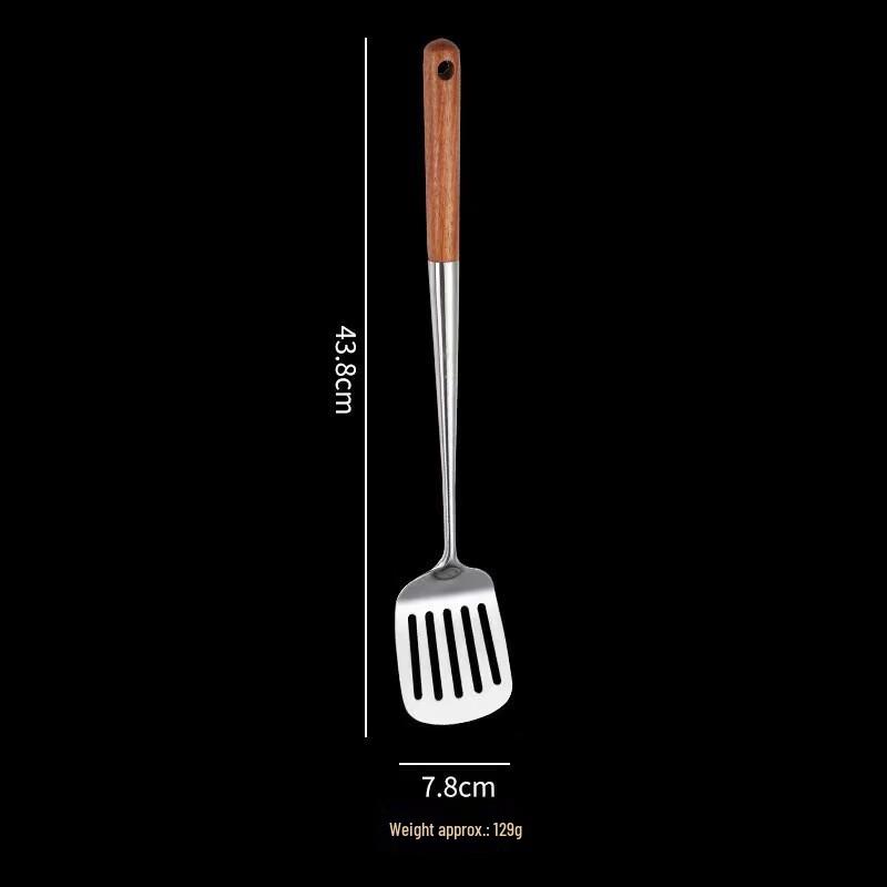 Wutuo Stainless Steel 5-Piece Kitchen Utensil Set with Rosewood Handles