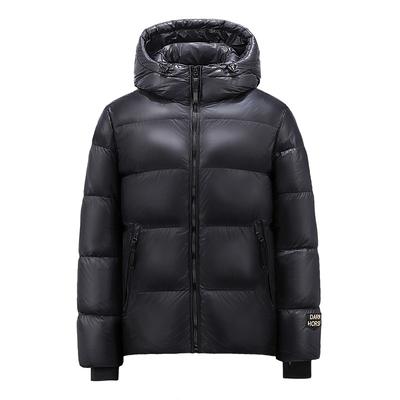 Black, Gold and White Duck Down 90 Cashmere Down Jacket Short Women's New Autumn and Winter Lovers Keep Warm, Thicken, Joker and Velvet.