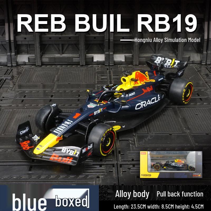 

64500 Модель раллийного автомобиля Формулы 1 Red Bull F1 RB19 с управляемыми передними колесами