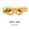 Festive Christmas Eyeglass Frames for Adults & Kids - Creative Holiday Party Accessories & Gifts