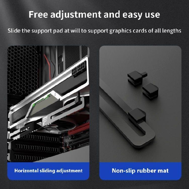 GPU Support Bracket Graphics Card Support GPU Bracket Brace Video Card Sags Holder Bracket GPU Stand Adjustable Bracket