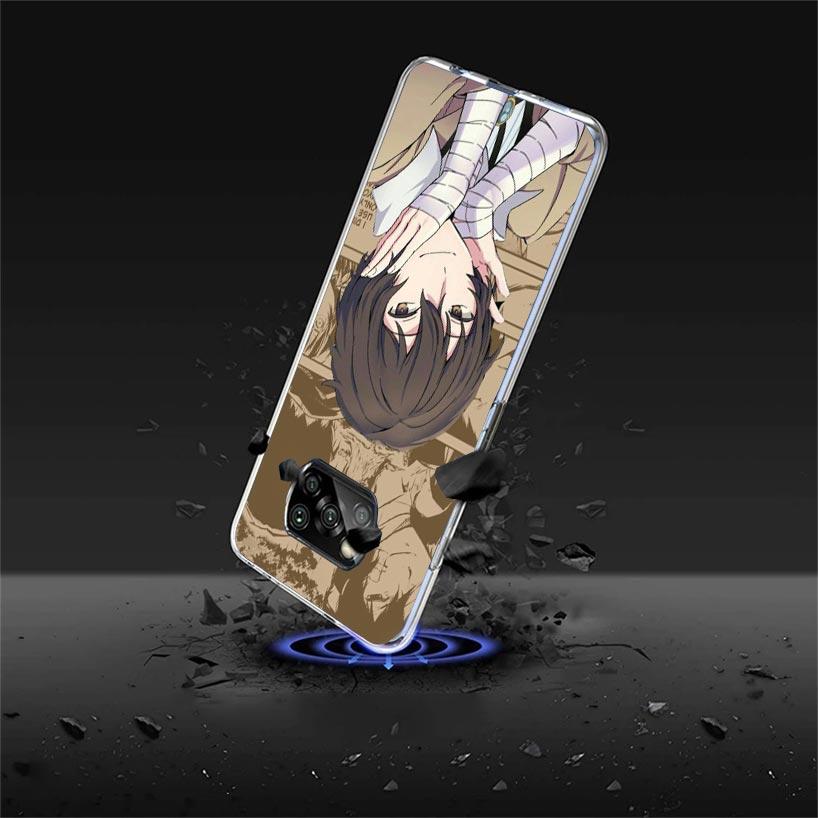 Bungo Stray Dogs Dazai Case Phone Cover for Xiaomi Redmi Note 10 9 9S 8 8T 7 5 Pro Mi 12T 11T 10T 9T 12 11 Lite A3 A2 Trend Fund