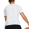 Under Armour Short Sleeve Graphic Print Crew Neck T-Shirt Men Tops White 1361923-100