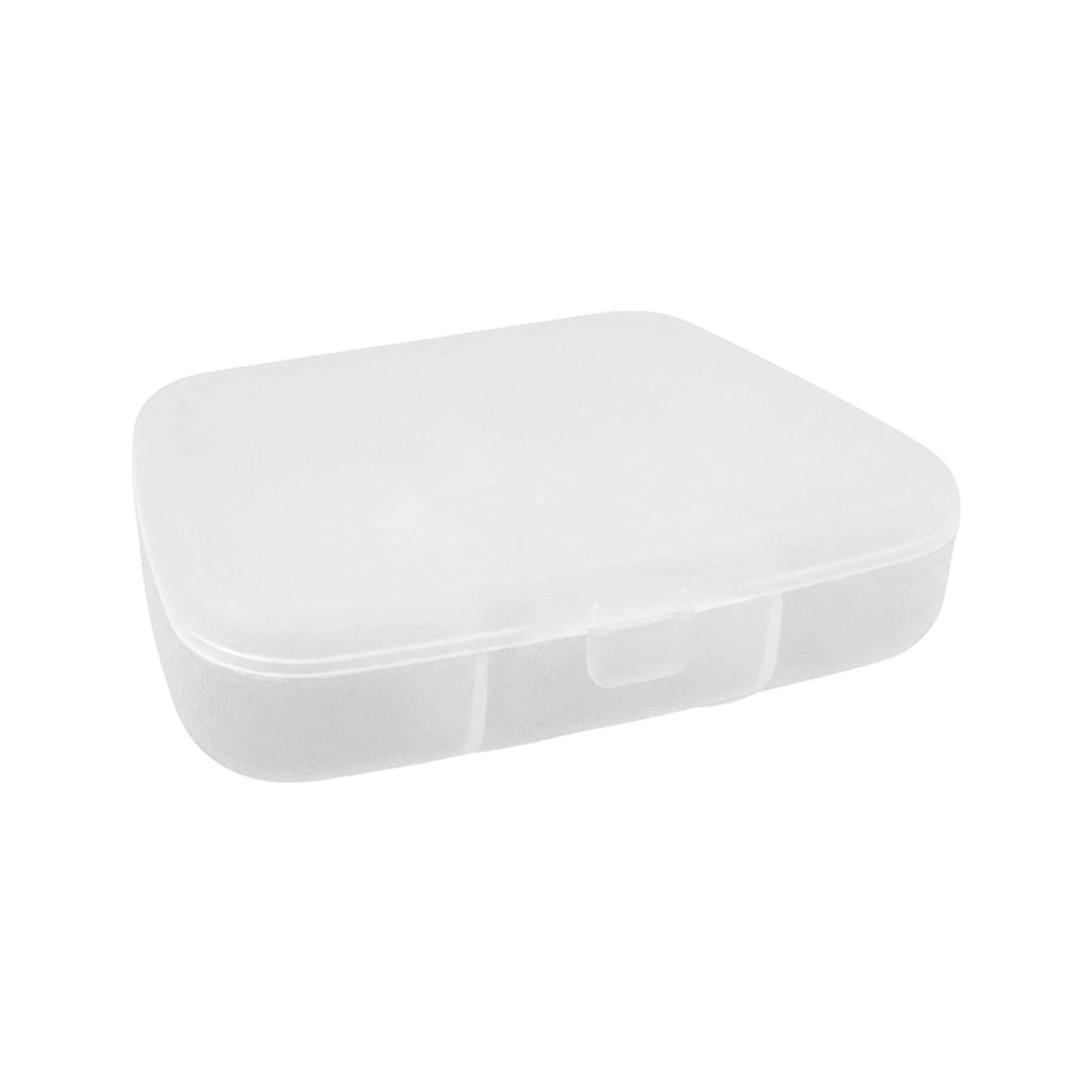 Transparent Convenient Box with Lid - 5 Compartment Travel (85.22 cm) One Size белый
