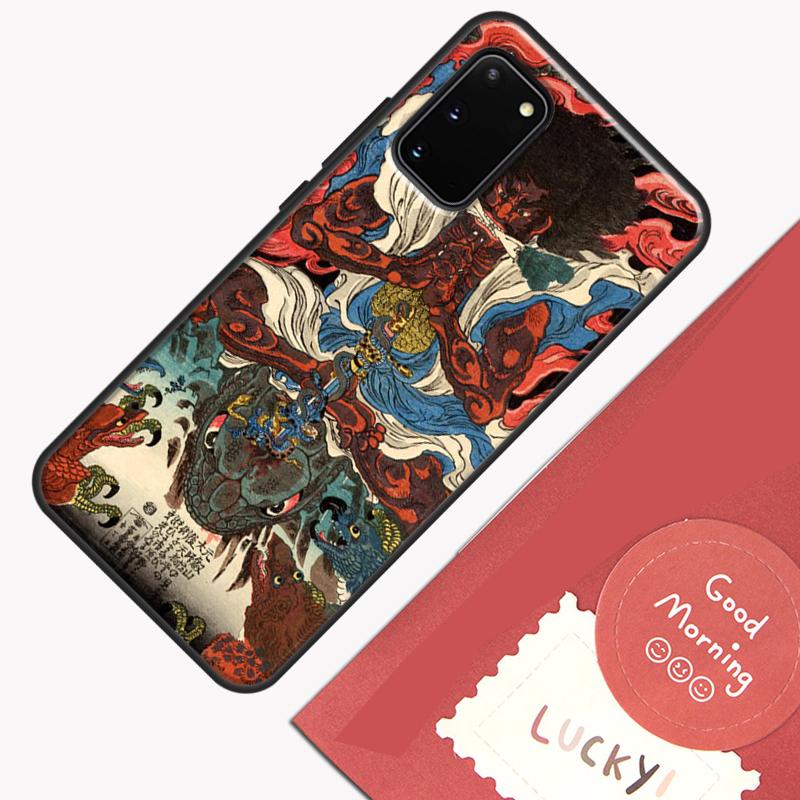 Japanese Ukiyo-e Art Phone Case For Samsung Galaxy S26 S25 Ultra S20 S21 S22 S23 S24 S10 Plus S25 FE Cover Shell