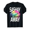 Sashay Away Lustige tropfende Lippen Diva Drag Queen Geschenk Shirt Lustiges Britisches Mode Grafik T-Shirt, Weich Unisex, T-Shirts, Bequeme Freizeitkleidung, Groß