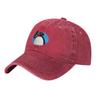Retro Hello Pingu Baseball Cap Unisex Women Denim Snapback Hat Penguin Series Cartoon Meme Cute Funny Outdoor Running Golf Gift Hat