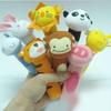 Adorable Baby Grasping Training Bb Stick Squeaky Toy With Animal Designs And Soft Knitted Fabric Stuffed With Pp Cotton