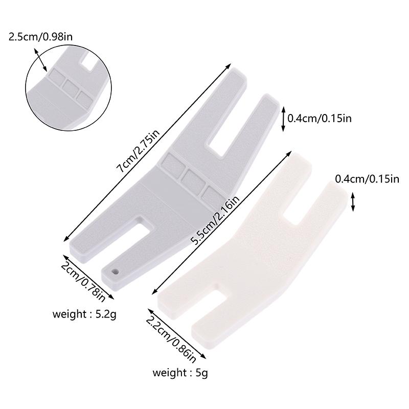 2Pcs Sewing Tool Plate Button Reed Presser Foot Hump Jumper For Chunky Denim And Hemlines Sewing Machines Accessories Parts