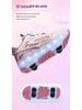 Binle Bird Luminous 4-Wheel Kids' Running Shoes: Removable, Summer-Friendly for Boys & Girls