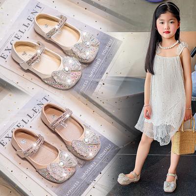 Spring and Summer New Korean Style Girl Soft Bottom Crystal Shoes Western Style Rhinestone Shoes
