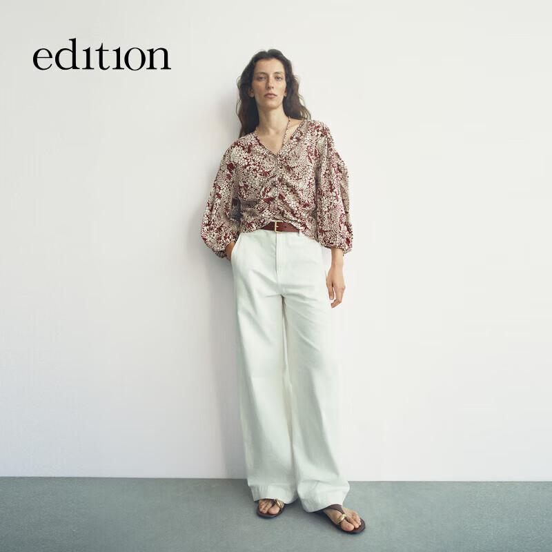 

edition× SEA 2025 Boho Chic Floral Print Shirt XS