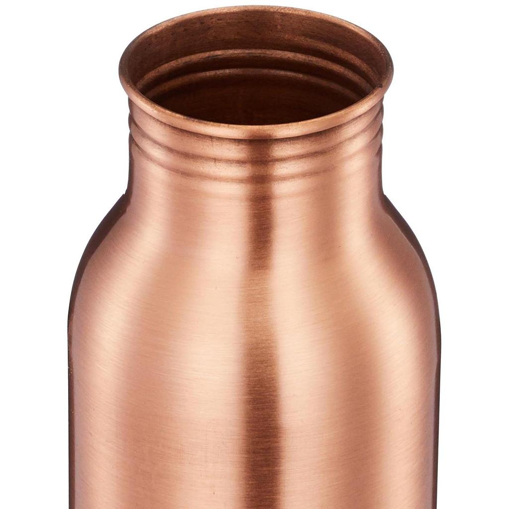 Sticlă de Apă din Cupru | Sticlă de Apă din Cupru 100% Pur I Etanșă și Rezistentă la Rugină I Sticlă de Cupru pentru Acasă, Școală și Birou | 950 ML (Pachet de 1)