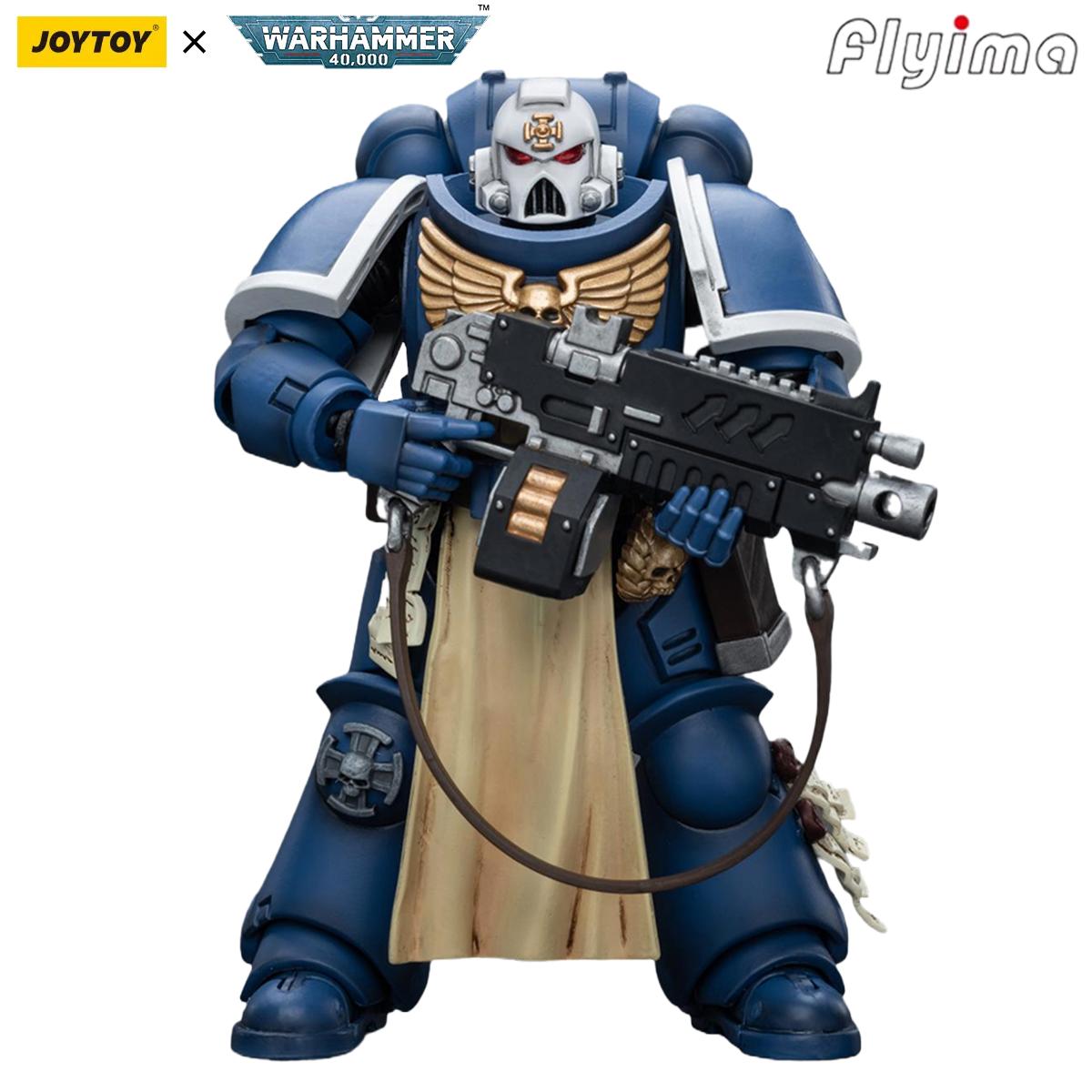 [В НАЛИЧИИ] JOYTOY Warhammer 40K 1/18 Фигурка Ультрамарины Интерцессоры/Кровавые Ангелы/Имперские Кулаки/Космические Волки NPC Модель