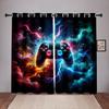 3D lightning Cool Gamer Controller Switch Cheap Window Curtain Blinds For Living Room Kids Bedroom Bathroom Kicthen Door Home De