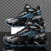 42-43 Demi-season Blue Boots High Top Shoes Mens Trainers Size 10 Sneakers Sport Training Bity Welcome Deal Novelties