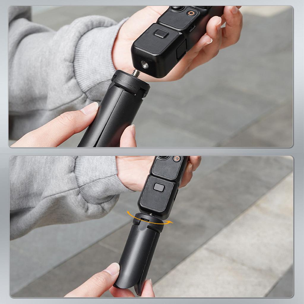 Portable Camera Tripod Stand 2.5kg Load Capacity Folding Mini Tripod Camera Mount for DJI Pocket 3 for Insta360 X4 X5