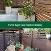 WPC Outdoor Fence: Sunscreen, Waterproof, Anti-Corrosion Wood for Garden and Courtyard Installation