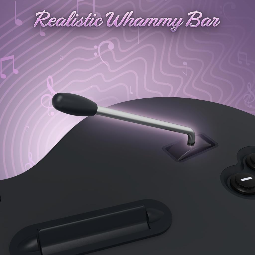 HYPERKIN Hyper Strummer Guitar Controller for PlayStation and Windows PC Wireless Gaming Guitar Compatible with Guitar Hero and Rock Band Games Rock