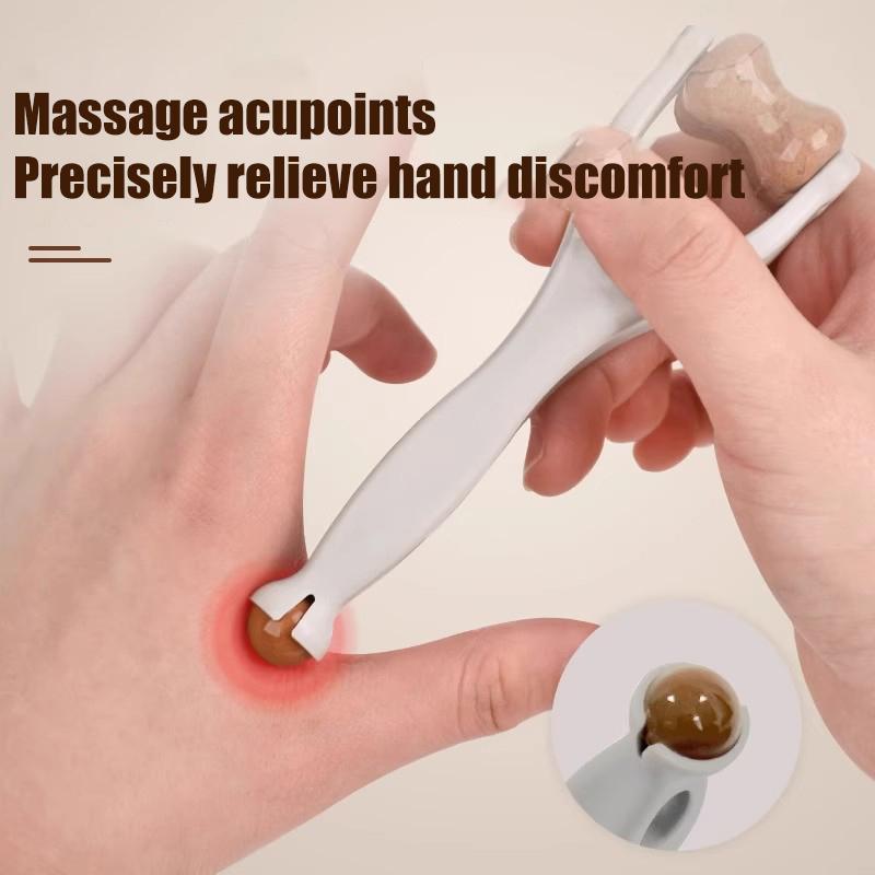 Hand Finger Joint Massage Roller Portable Acupuncture Point Massager Relax Fatigue Alleviate Arthritis Discomfort Tool