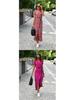 2026 European & American Women's Summer V-neck Floral Lace-up Dress