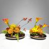 Chinese Style Floral Coffee Table Arrangement for Living Room or Hotel Decor