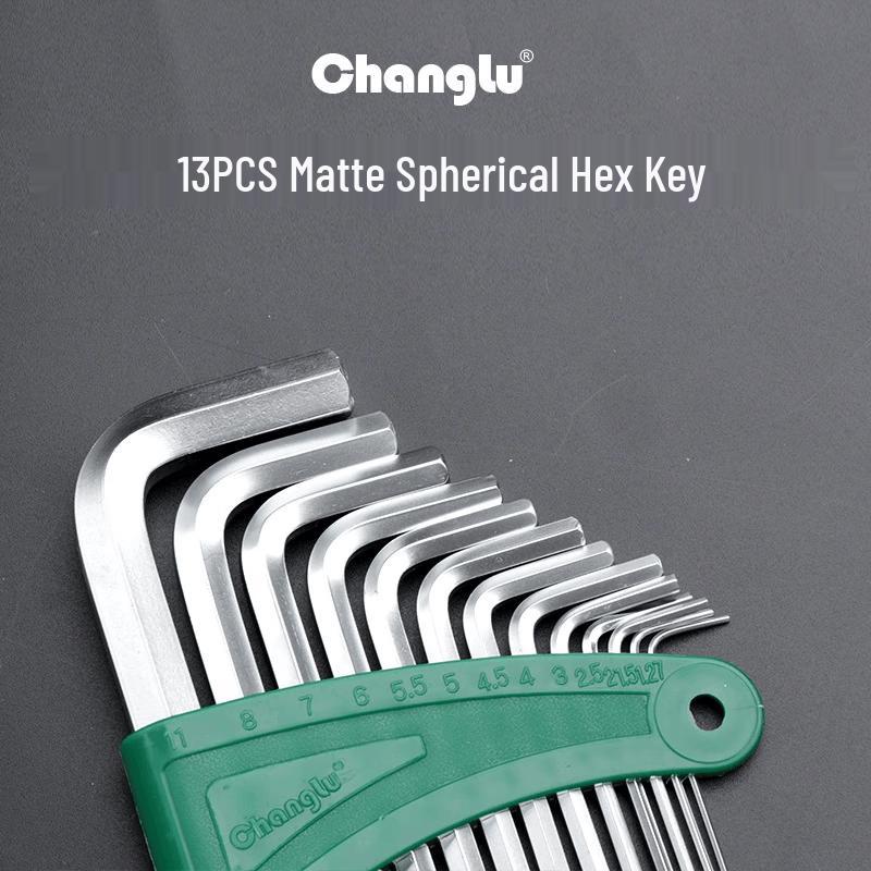 Changlu 13-Piece Matte Ball-End Hex Key Set