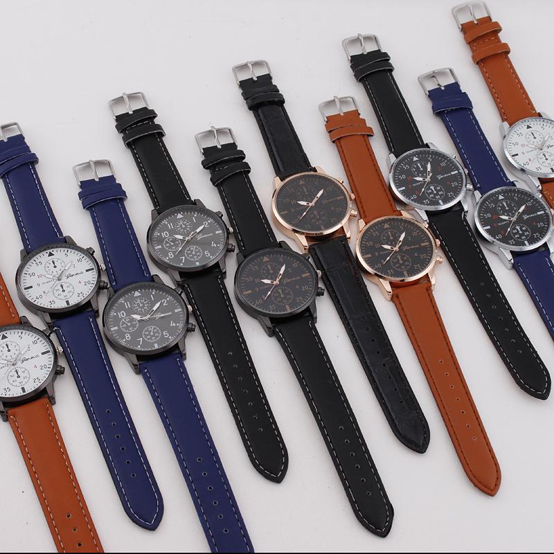 JYL Women's Watch Starry  Student Fashion Leather Strap