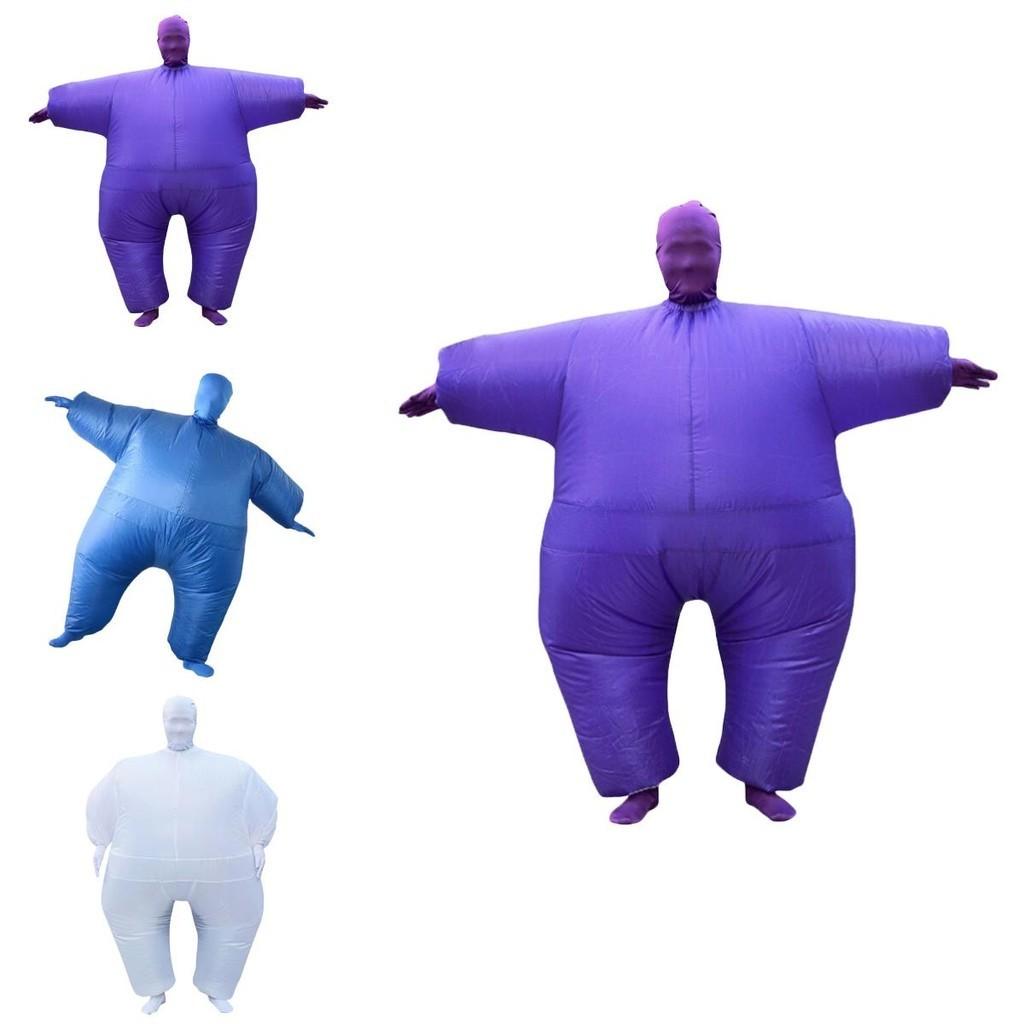 Cosplay Halloween Party Costume Fat Ninja Sumo Costume With Inflatable White Salmon Image