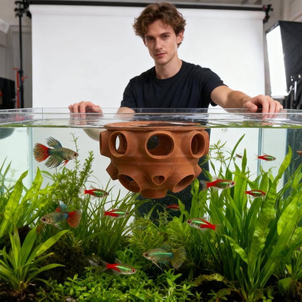 Aquarium Shrimp House Realistic Fish Tank Betta Habitat Fish And Shrimp Floating Shelters Aquarium Hiding Places Decorations