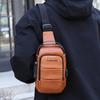 2025 Motorradtasche Einzelner Schulter Crossbody Brusttasche Herren Handytasche Zertifikatstasche USB Diebstahlsicherung