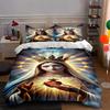 Crowned Radiant Figure. Bedding Duvet Cover Sets Duvet Covers Pillowcases Gifts (1 * Duvet Cover 2 * Pillowcases, Without Duvet Insert)
