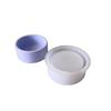 Tealight Silicone Mould Glossy Glossy Candle Holder Mould Plaster Drip Mould White For Home Decor Tealight Candle Making Craft