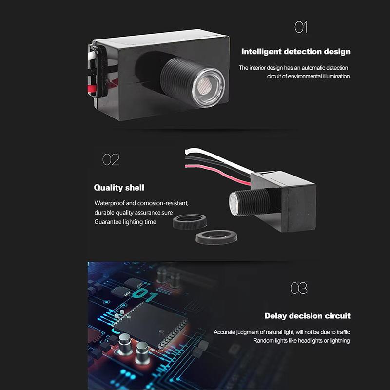 Ac 110V-240V Street Light Sensor Switch Poelectric Sensor Switch Pocell Sensor Dusk To Dawn Light Sensor For Outdoor