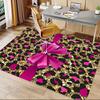 1PC Leopard print Glitter Extra Large Non-Slip Floor carpet, Office, family, bedroom, Studio - Large Area Rug Indoor Rugs, Vibrant Colors-W274