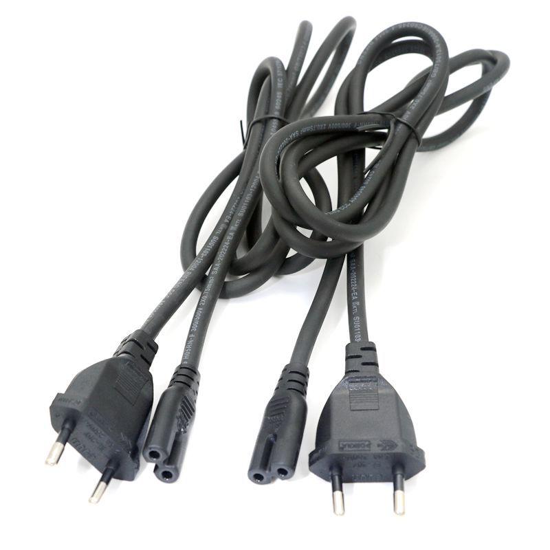 EU 2-Pin 250V/2.5A 0.75mm² Figure-Eight Power Cord