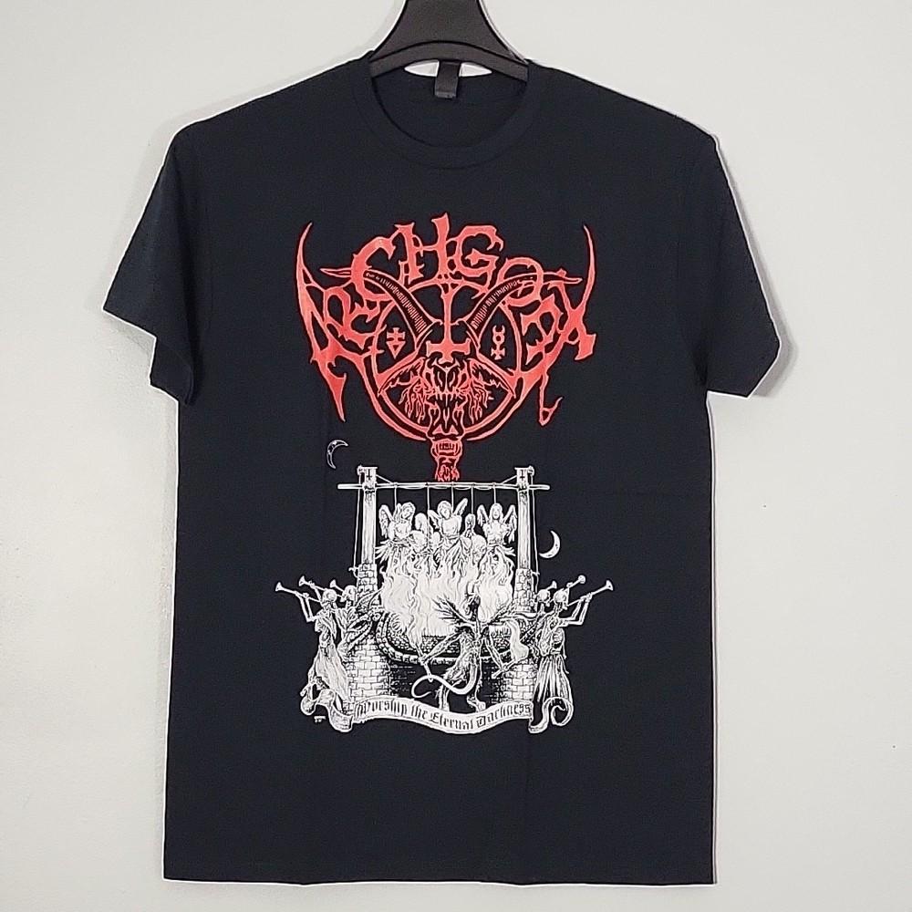 ARCHGOAT Worship the Eternal Darkness M MEDIUM T-Shirt Black Mens Band Logo Unisex T-Shirt S