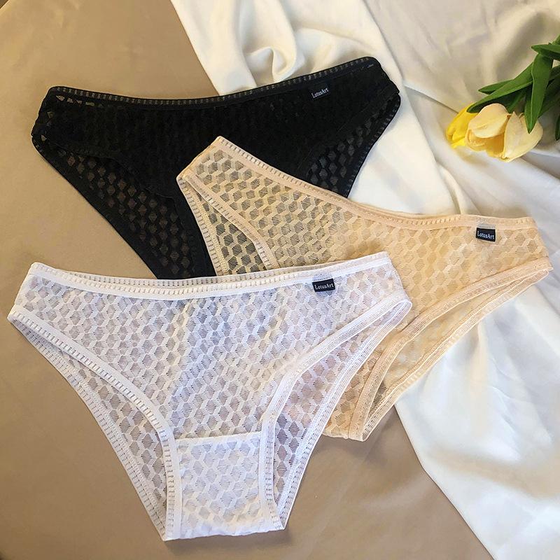 Lace Underwear Women's Panties Sexy Mesh Sexy Low Waist Briefs