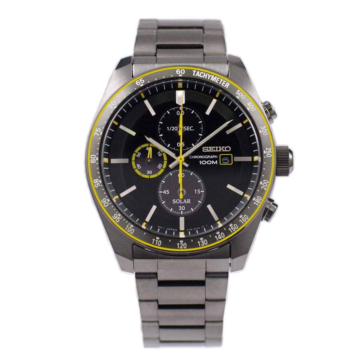 

Годинник SEIKO Solar Chronograph Overseas Model SSC723P1 [Seiko] Чорний/жовтий для чоловіків [Реімпортований продукт]