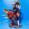 Naruto series, Crow and Itachi statue hand-made decoration model, 31.5cm