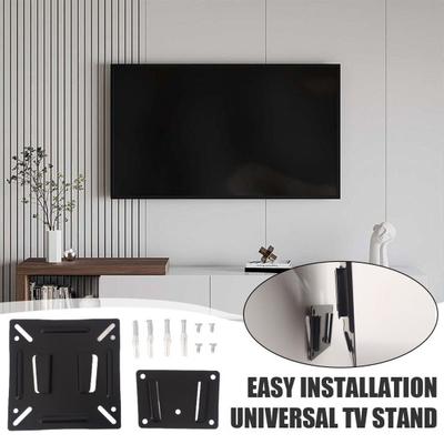 Universal Wall-mounted TV Stand LCD Monitor Support Holder 16KG Load-bearing Easy