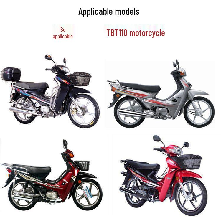 Yibaike TBT110 Motorrad-Kilometerzähler Abdeckung aus gebogenem Glas & Kunststoffgehäuse